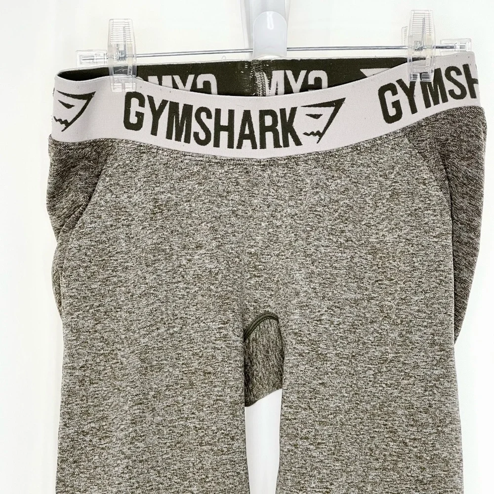 GYMSHARK Flex Leggings Olive Green